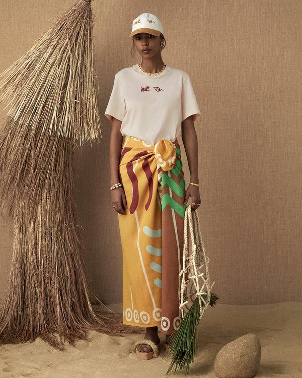 lucy folk Hand Printed Sarong