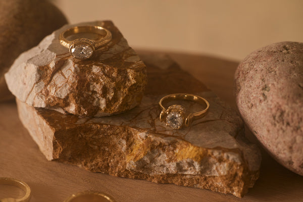 Lucy Folk Hera Solitaire Diamond Ring - 18ct