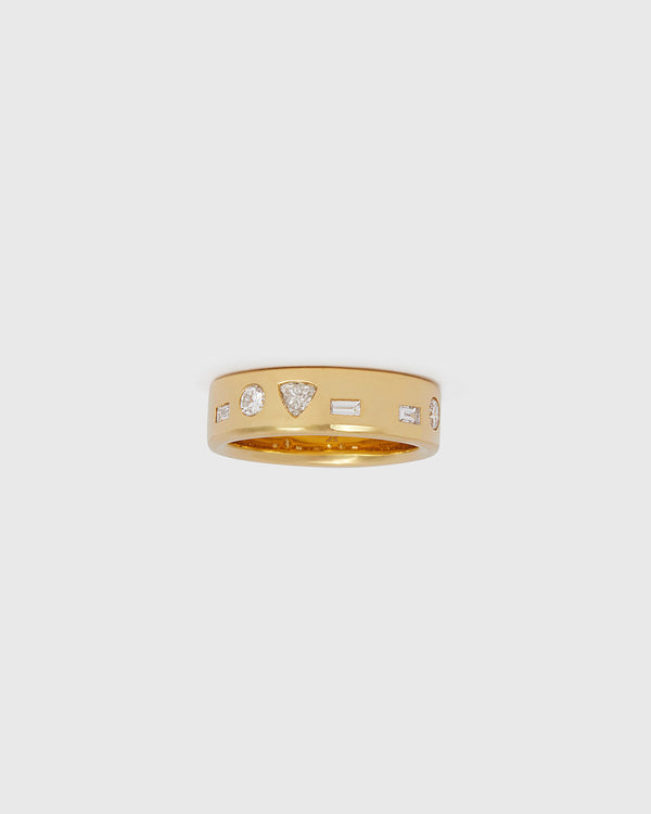 Lucy Folk I Love You Ring - 18ct Diamond