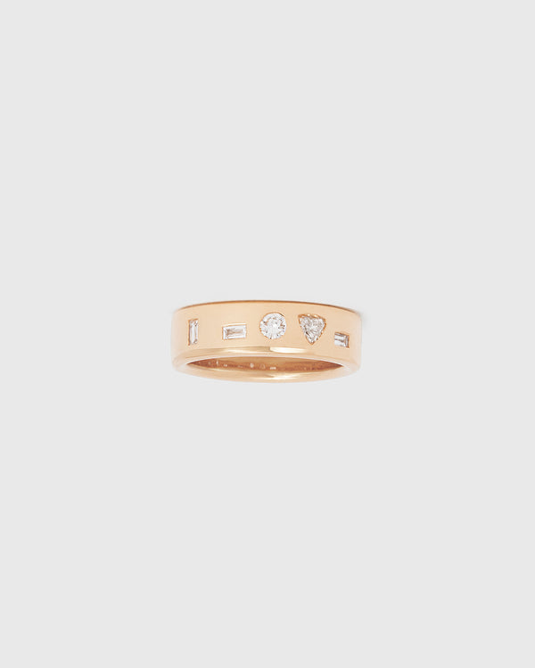 Lucy Folk I Love You Ring - 18ct Diamond