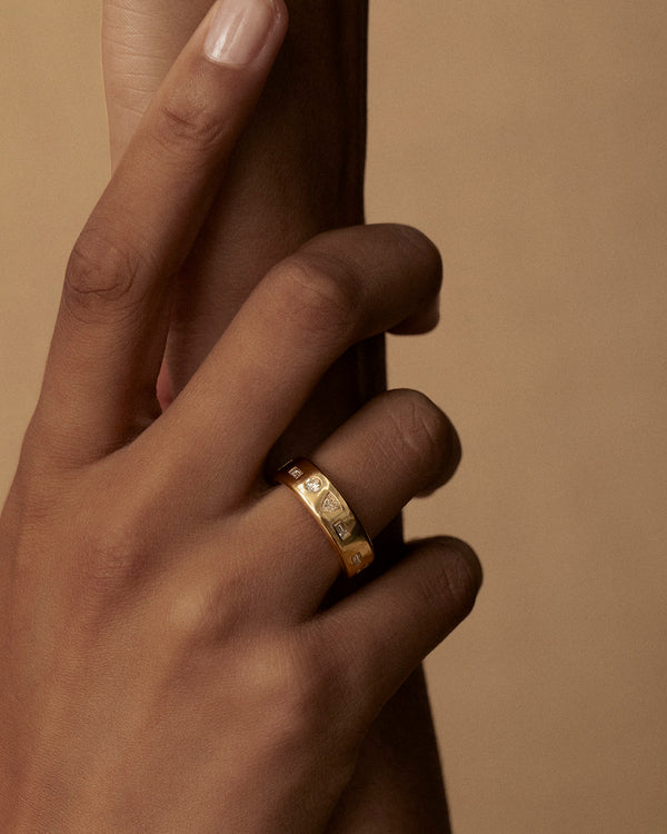 lucy folk I Love You Ring - 18ct Diamond