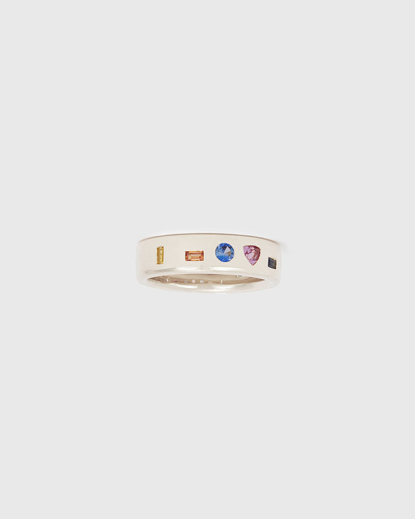 Lucy Folk I Love You Ring - 9ct