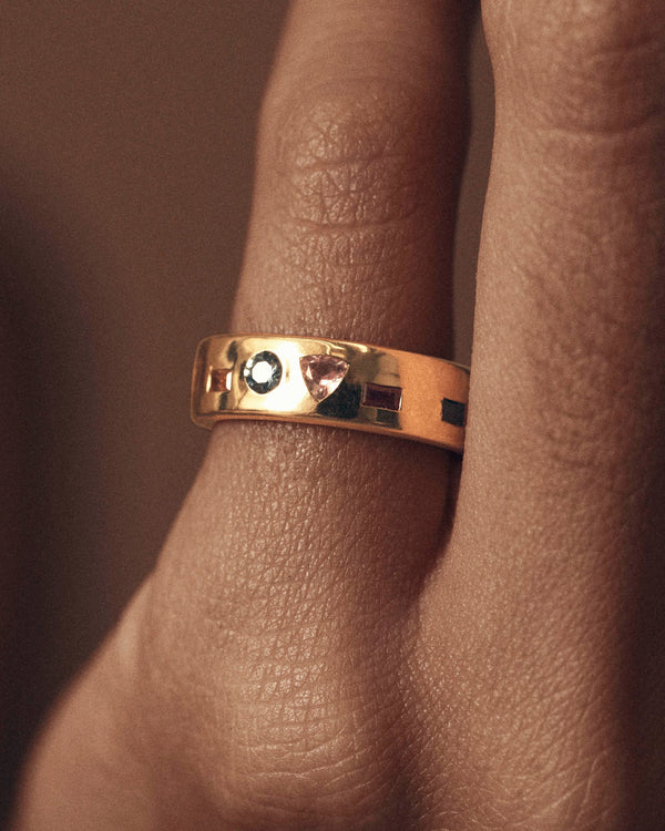 lucy folk I Love You Ring - 9ct