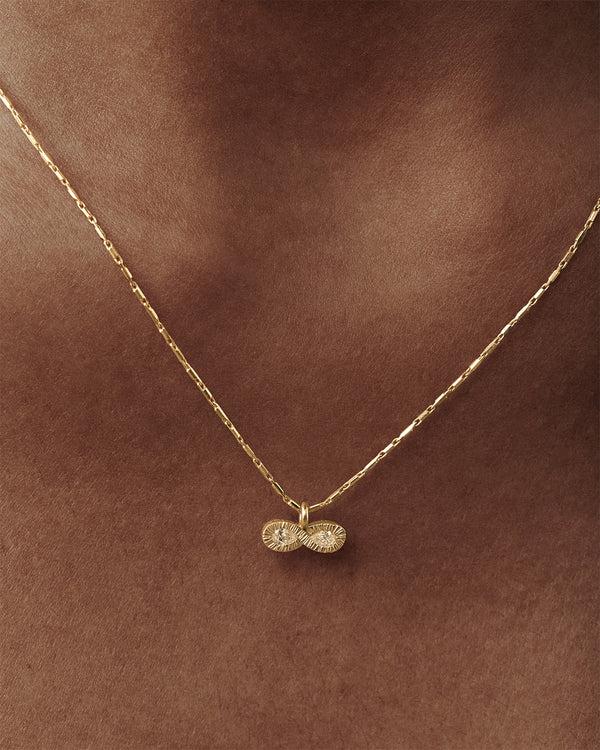 lucy folk Infinity Dream Diamond Necklace - 18ct