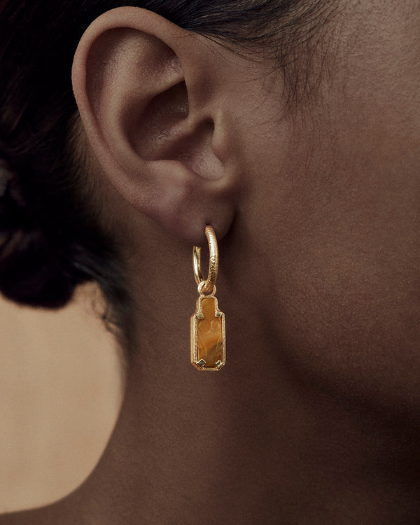 lucy folk Jasper Afterlife Earrings - 9ct