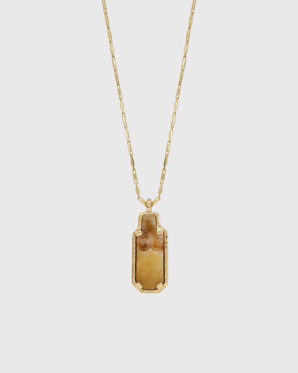 Lucy Folk Jasper Afterlife Necklace - 9ct