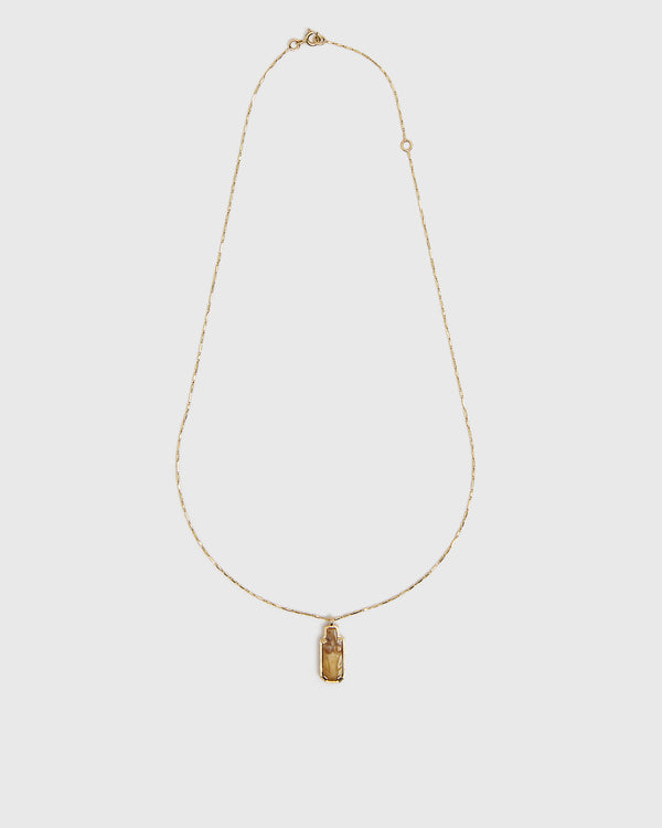 Lucy Folk Jasper Afterlife Necklace - 9ct