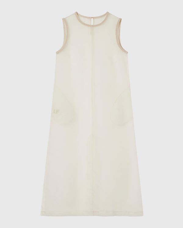 Lucy Folk Lakshmi Embroidered Silk Dress