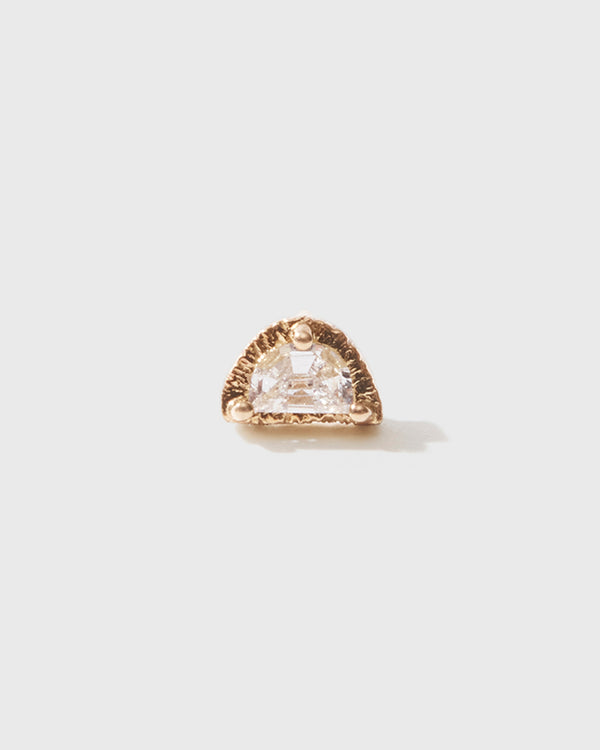 Lucy Folk Luna Diamond Single Stud - 18ct