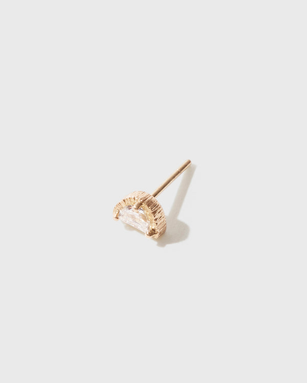 Lucy Folk Luna Diamond Single Stud - 18ct