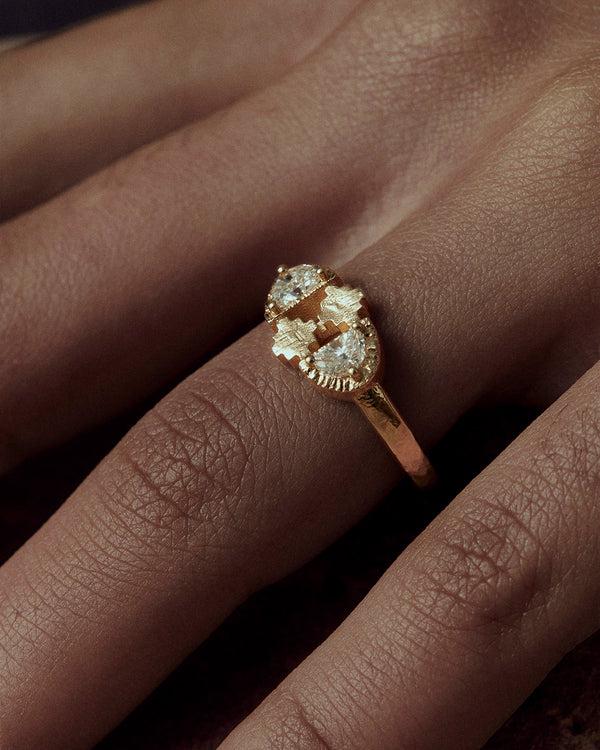 Lucy Folk Luna Ring - 18ct Diamond