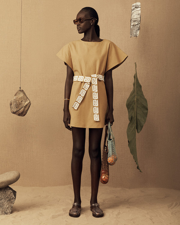 lucy folk Lunar Draa Dress