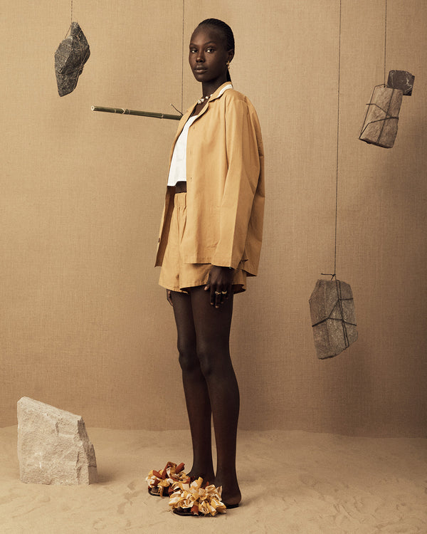 Lucy Folk Mantra Cotton Shirt