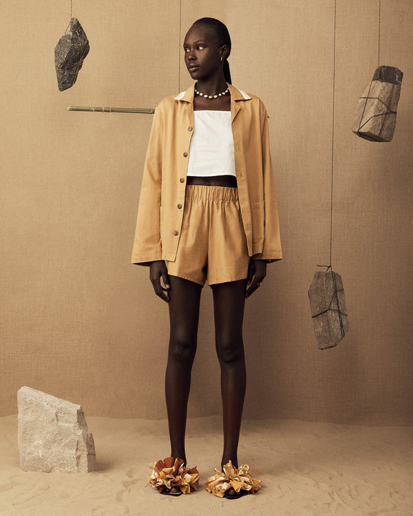 lucy folk Mantra Cotton Shirt