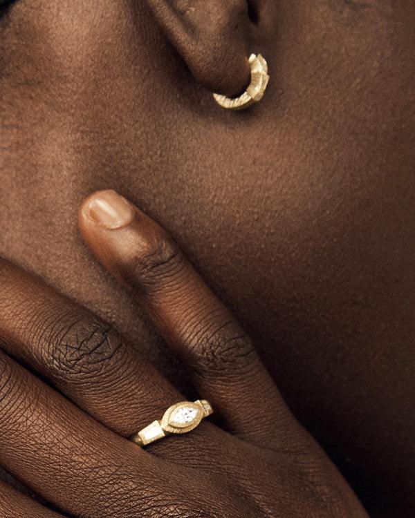 Lucy Folk Marquis Dream Ring - 18ct Diamond