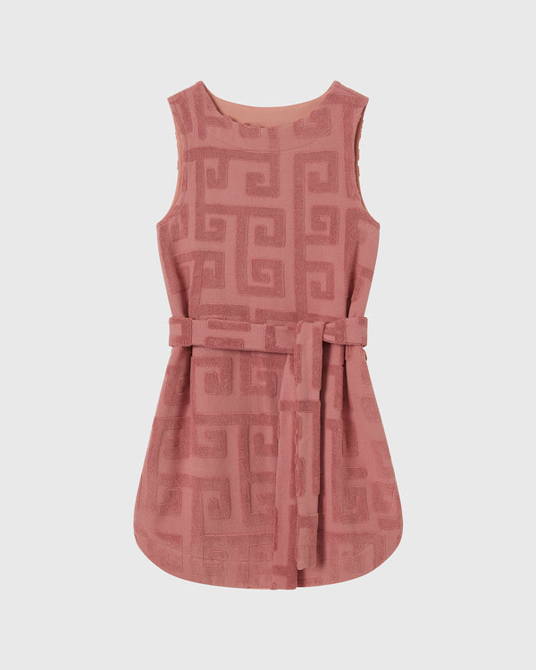 Lucy Folk Meandros Mini Dress