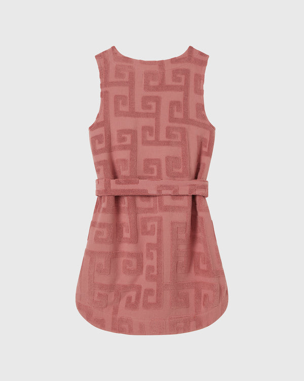 Lucy Folk Meandros Mini Dress