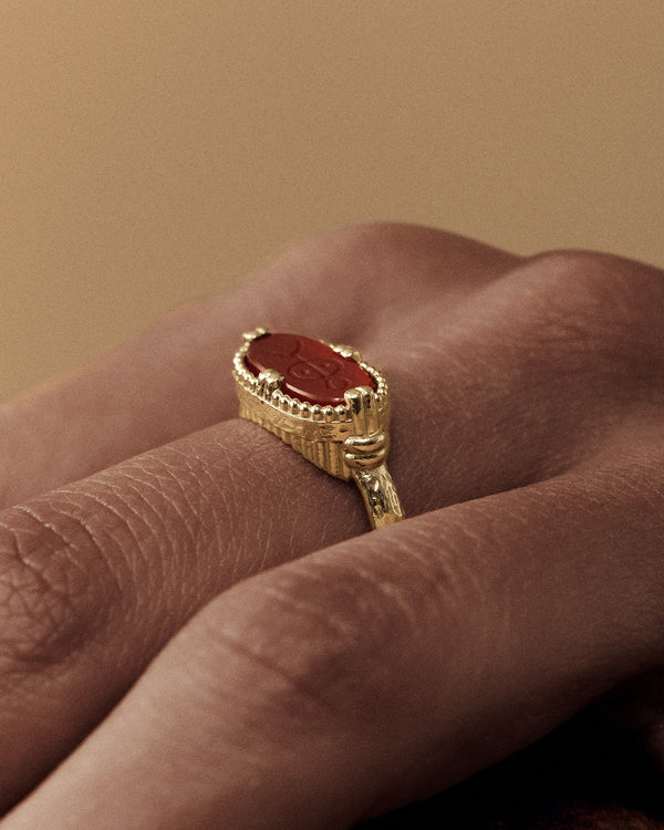 Lucy Folk Nectar Lady Ring - 9ct