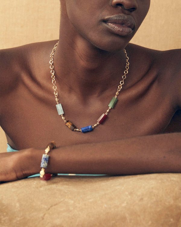 Lucy Folk Olivetti Necklace - 9ct