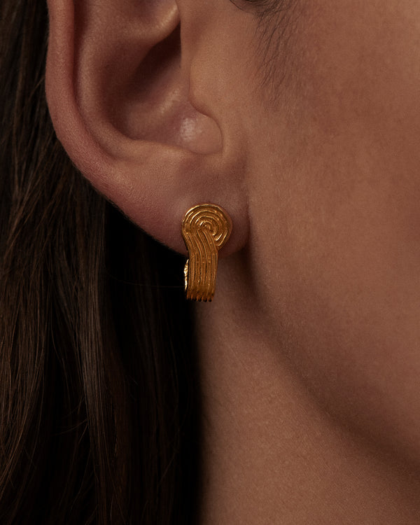 lucy folk Pebble Wave Earrings