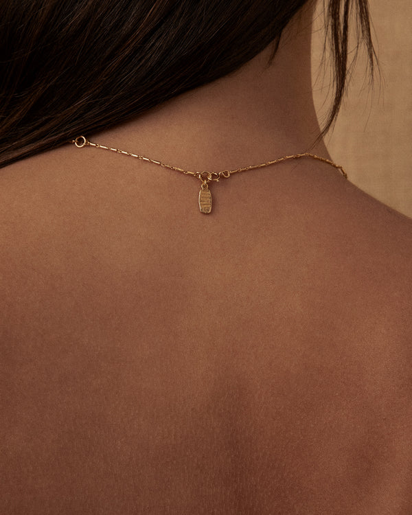 Lucy Folk Pebble Wave Pendant