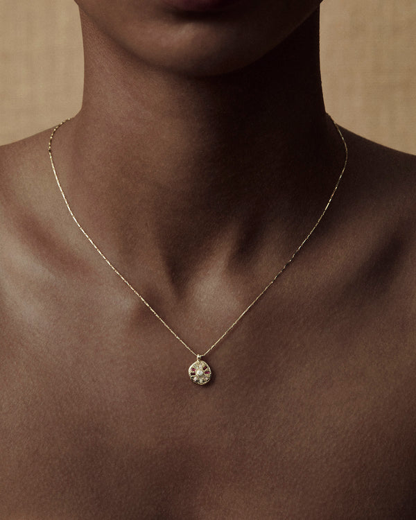 Lucy Folk Pomegranate Necklace - 9ct