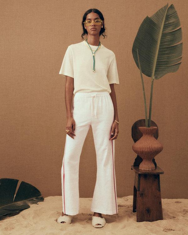 lucy folk Ritual Silk Flare Pant