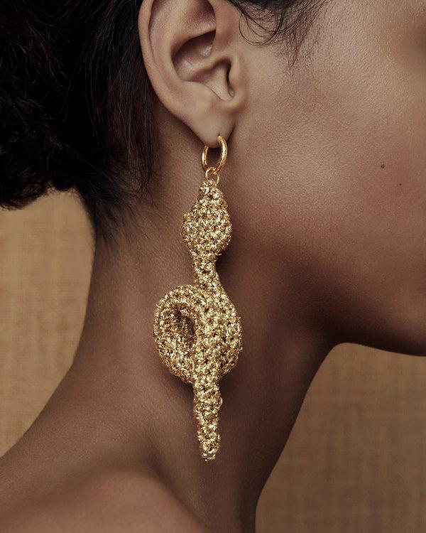 Lucy Folk Serpent Earrings
