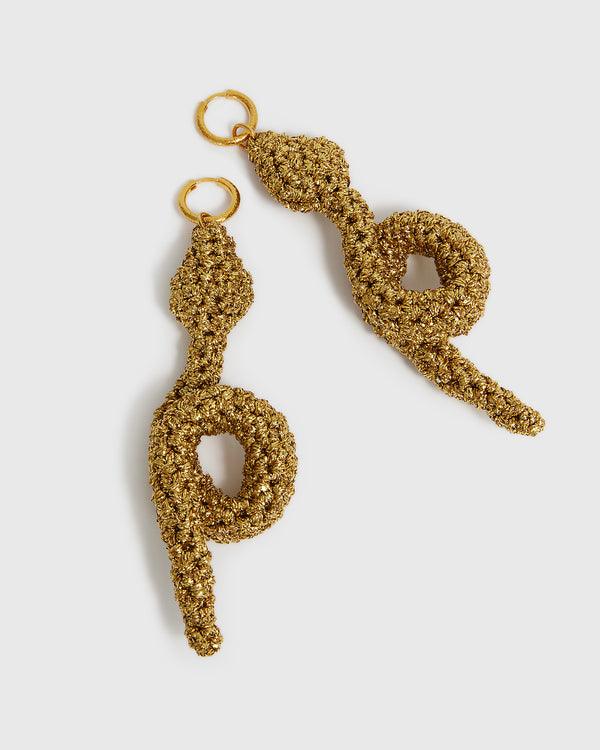 Lucy Folk Serpent Earrings