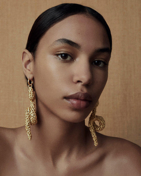 lucy folk Serpent Earrings