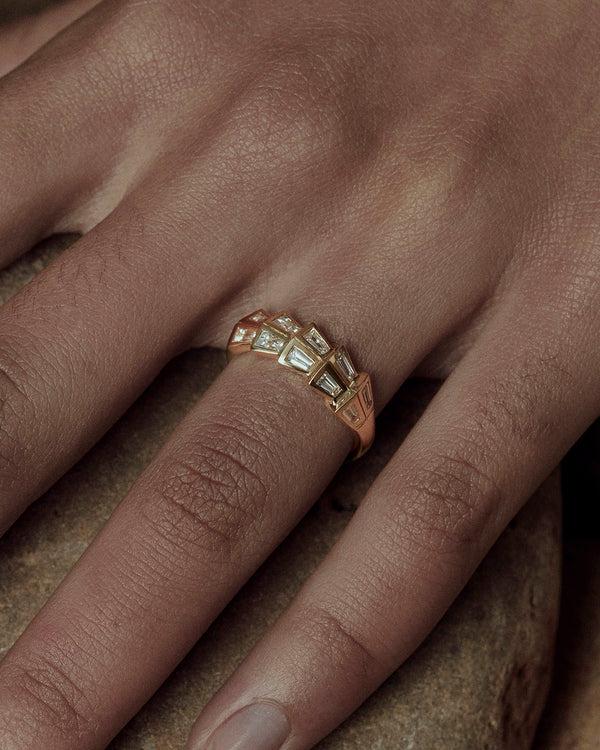 lucy folk Seven Wonders Ring - 18ct Diamond