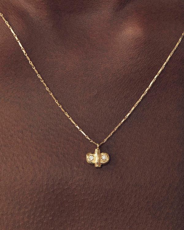 lucy folk Stone Dream Diamond Necklace - 18ct