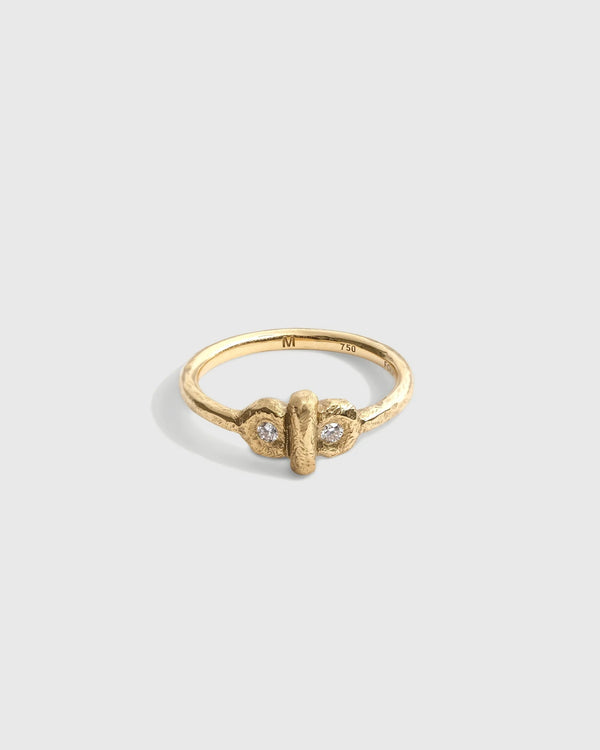 Lucy Folk Stone Dream Ring - 18ct Diamond