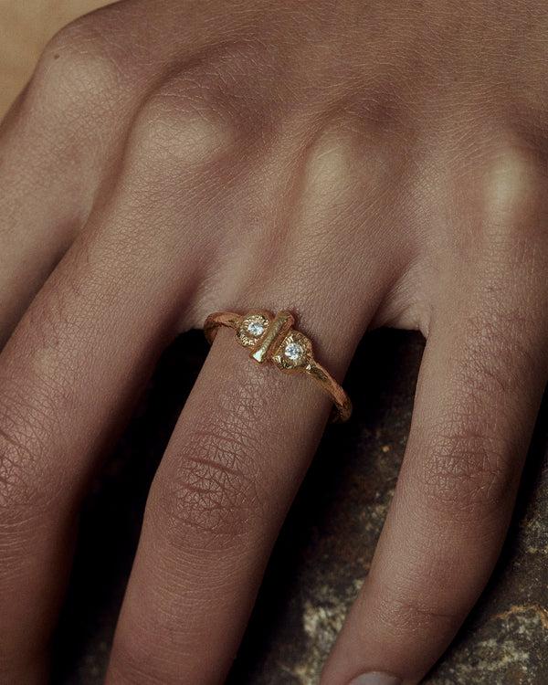 lucy folk Stone Dream Ring - 18ct Diamond