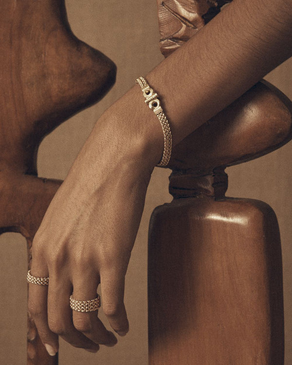 Lucy Folk Stone Medina Bracelet - 9ct