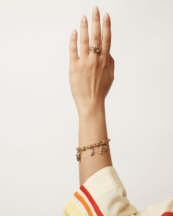 Lucy Folk Taco Charm - 9ct