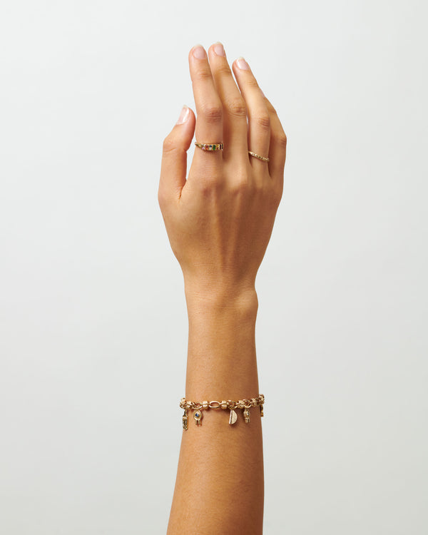 Lucy Folk Taco Charm - 9ct