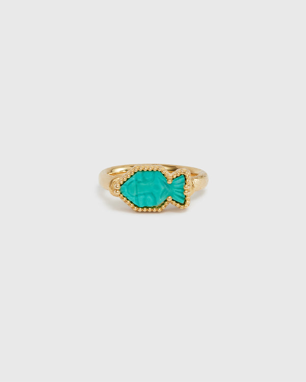 Lucy Folk Turquoise Bes Ring