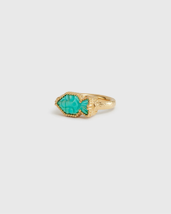 Lucy Folk Turquoise Bes Ring