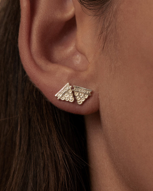 Lucy Folk Vino Studs