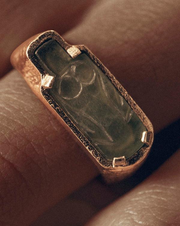 Lucy Folk Viridis After Life Ring - 9ct Yellow Gold