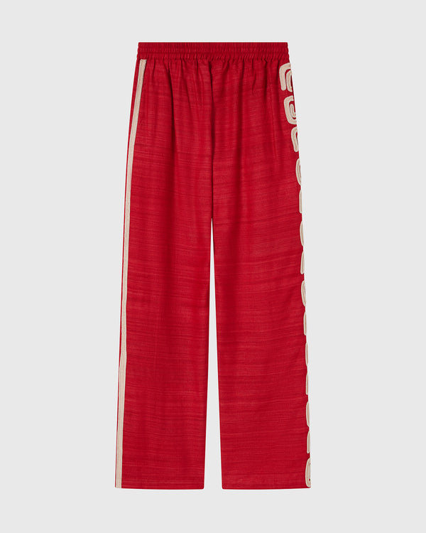 Lucy Folk Viridis Silk Pant