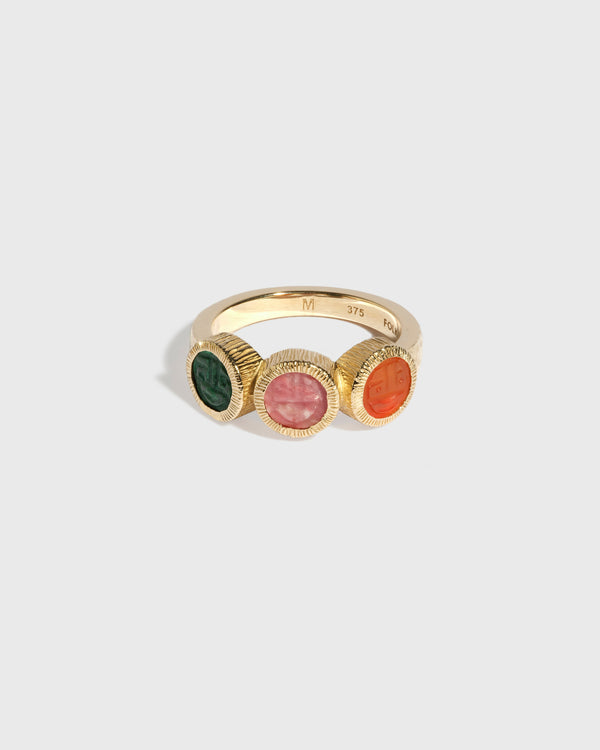 Lucy Folk Vis A Vis Ring - 9ct