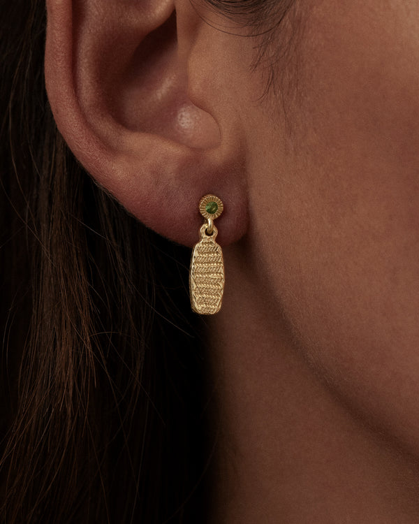 lucy folk Wasabi Verde Earrings - 9ct