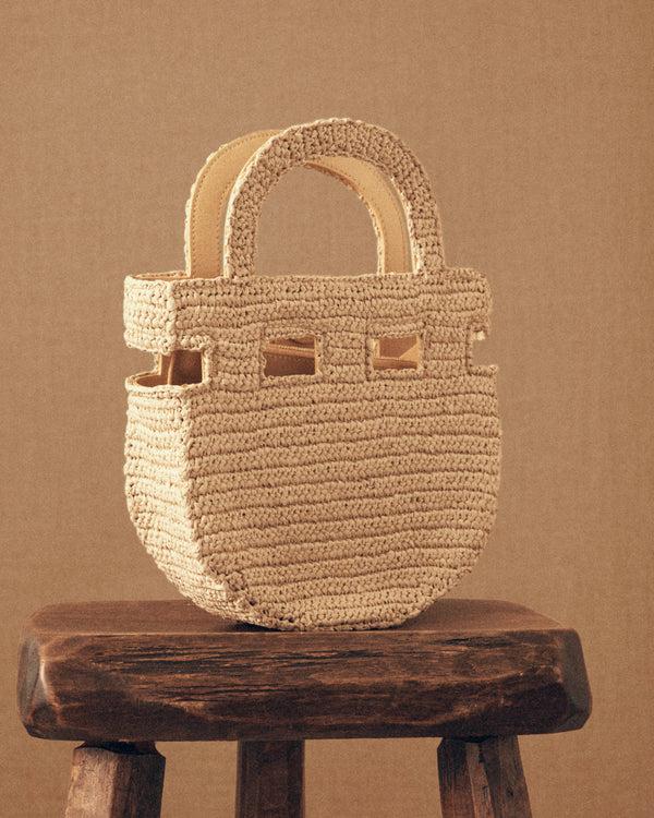 lucy folk Lucy Folk x Corto Moltedo - Raffia Visage Bag