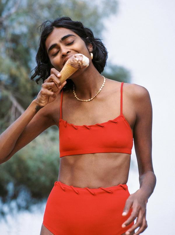 Lucy Folk Lucy Folk X LIDO | Undici High Waist Rib Bottoms