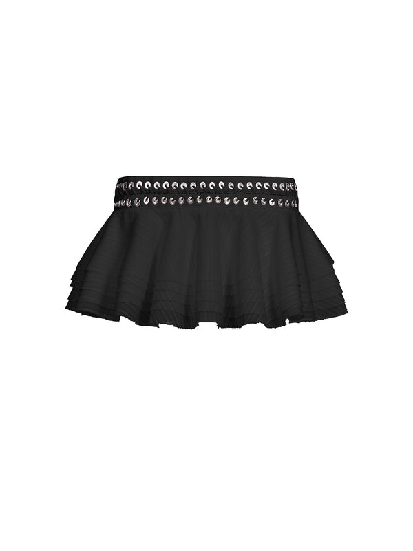 ludovic de saint sernin Charlotte Micro Skirt in Cotton