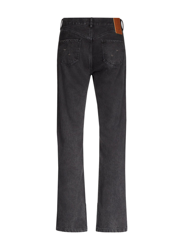 Ludovic De Saint Sernin Diamond Eyelet Jeans In Denim