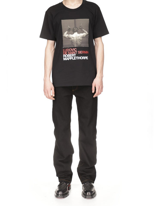 Ludovic De Saint Sernin Frank Diaz Print T-Shirt In Cotton