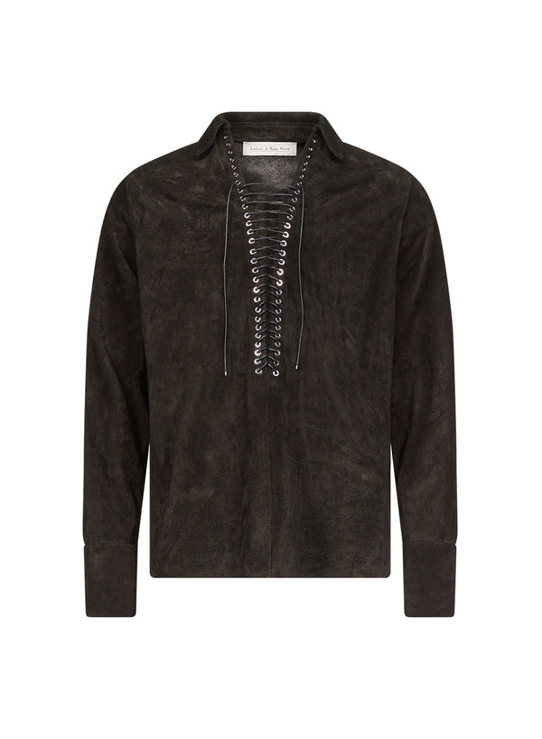 ludovic de saint sernin Alan Shirt in Suede